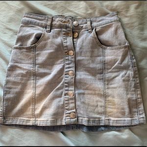 Light blue jean skirt